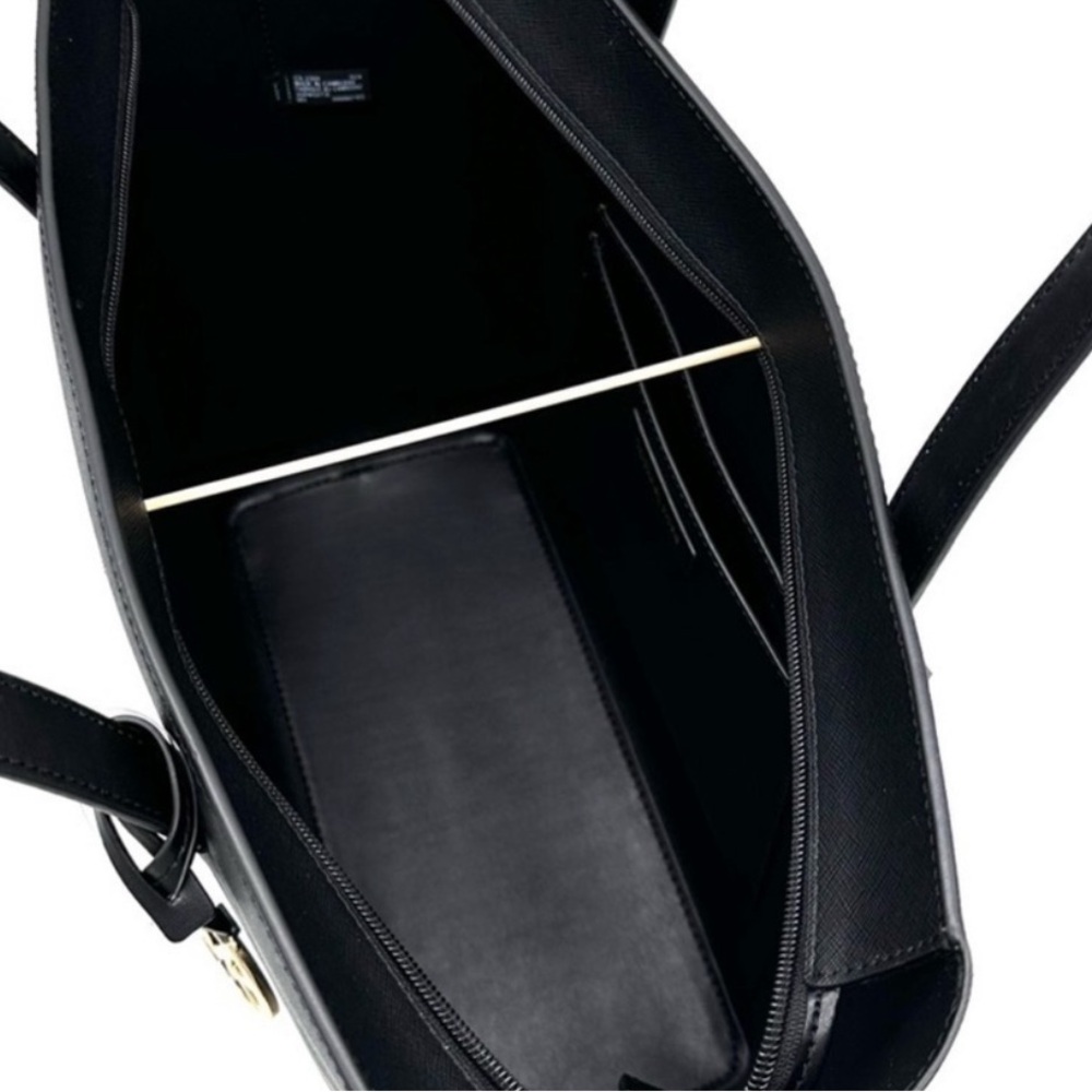 Michael Kors Pratt Large Tote Shoulder Bag Black - Picture 7 of 9